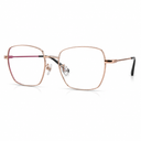 Gold-framed eyeglasses