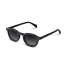 Black sunglasses on a white background