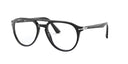 Black eyeglasses on a white background