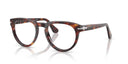 Tortoiseshell eyeglasses on a white background