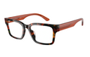 Emporio Armani - Rectangle Havana Brown Eyewear