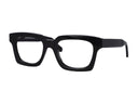 rectangle Black eyeglasses on a white background