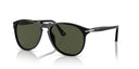 Black sunglasses with silver accents on a white background