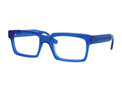 O.Six rectangle oversized blue eyewear