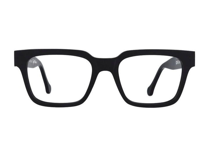 O.Six Geometric oversized black frames