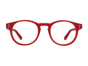 O.Six eyewear, round - red frames