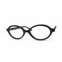 Black oval eyeglasses 