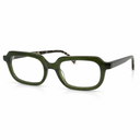 Rectangular eyeglasses green