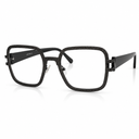 Matt black eyeglasses 