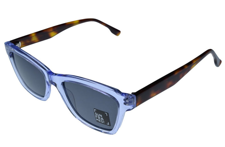 SunFramed! cat-eye clear blue and turtoise sunglasses