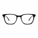 Black eyeglasses front angle