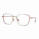 Gold eyeglasses frame