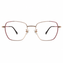 Gold-framed eyeglasses 
