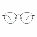 Black titanium eyeglasses