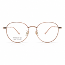 Eyeglasses rose gold
