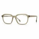 Beige framed eyeglasses