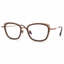 Orange framed eyeglasses 