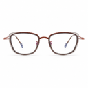 Eyeglasses orange framed