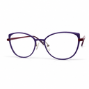 Purple cat-eye glasses
