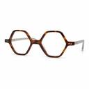 Tortoise eyeglasses on a white background