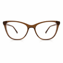 Cat-eye glasses brown