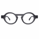 Round eyeglasses black
