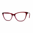 Burgandy cat-eye glasses