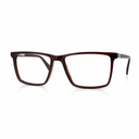Brown eyeglasses on a white background