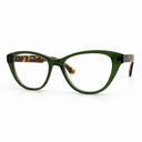 Green tortoise eyeglasses 