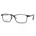 Gun colored eyeglasses on a white background