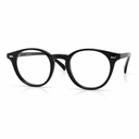 Brown eyeglasses on a white background