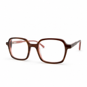 Havana eyeglasses on a white background