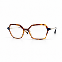 Tortoise and blue eyeglasses 