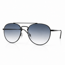 Sunglasses with gradient lenses on a white background