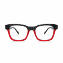 Black and red eyeglasses 