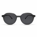 Round sunglasses on a white background