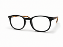 Reading glasses on a white background
