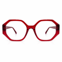 Standard frame red eyeglasses