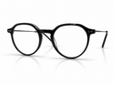 Black round eyeglasses 