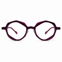 Dark purple eyeglasses