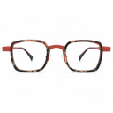 Eyeglasses tortoise red 