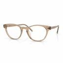 Light brown eyeglasses 