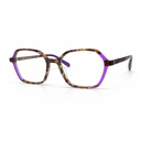 Purple tortoise eyeglasses