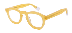 Smorfia Bold eyewear - geometric yellow frames 