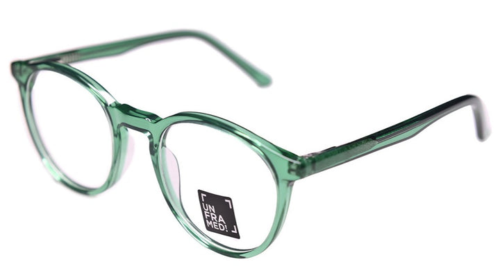 Framed! kids eyewear - round mint eyewear - side photo