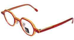 UnFramed! unique red and yellow eyewear