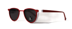 SunFramed! Polarized Red and White Clip-ons