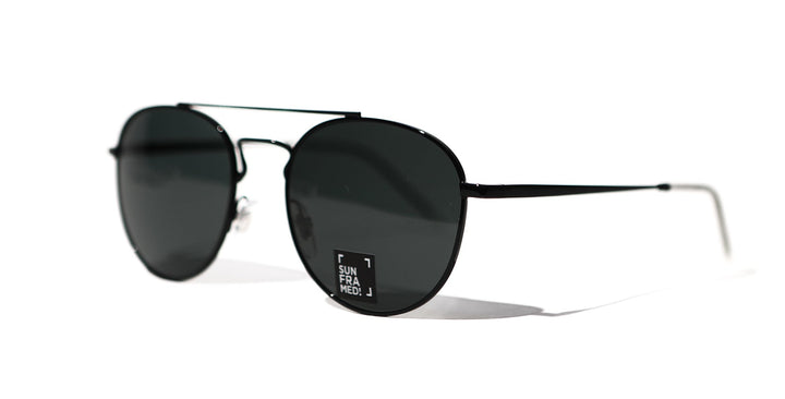 SunFramed! aviator black round shades