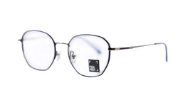 Framed! geometric blue glasses