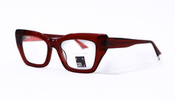 Framed! thick cat eye red eyewear